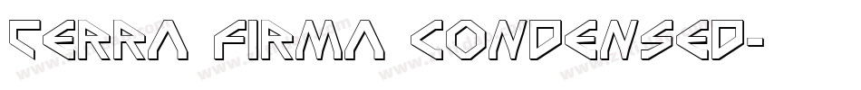 Terra Firma Condensed字体转换